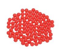sourcing map 300pcs PP Plastic Bearing Balls 4.5mm Solid Plastic Balls, G2 Precision Bearing Ball Frosted Surface, Red