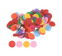 sourcing map 300pcs Round Felt Circles, 10mm 3/8" Pre Cut Craft Pads Non-Woven Mini Felt Fabric Circle for DIY Sewing Handcraft Cutting Projects Crafting Finishing, Mixed Color