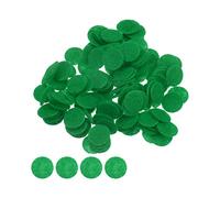 sourcing map 300pcs Round Felt Circles, 10mm 3/8" Pre Cut Craft Pads Non-Woven Mini Felt Fabric Circle for DIY Sewing Handcraft Cutting Projects Craft Finishing, Green