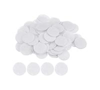 sourcing map 300pcs Round Felt Circles, 25mm 1" Pre Cut Craft Pads Non-Woven Mini Felt Fabric Circle for DIY Sewing Handcraft Cutting Projects Craft Finishing, White