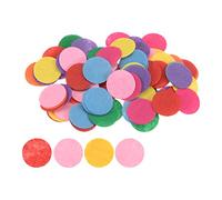 sourcing map 300pcs Round Felt Circles, 25mm 1" Pre Cut Craft Pads Non-Woven Mini Felt Fabric Circle for DIY Sewing Handcraft Cutting Projects Crafting Finishing, Mixed Color