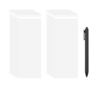 sourcing map 300Pcs Self-Sealing Cello Bags, 3x12 Inch Long Clear Flap Resealable Poly Bags, OPP Adhesive Treat Bag 2 Mil for Bread Pretzel, Gift Packaging, Tableware, Necklaces Crafts