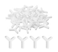 sourcing map 300Pcs Wall Floor Tile Plastic Y Type Spacers Tiling Tools 3mm 1/8 Inch Hexagon Tile Spacers for Ceramic Tiles Installation, White