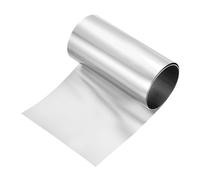 sourcing map 301 Stainless Steel Foil Roll, 0.2mm x 150mm x 1m High Elasticity Stainless Steel Narrow Foil Strip Roll Metal Plate Sheet for DIY Crafts Machinery Industry Welding Shim, Silver