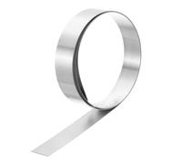 sourcing map 301 Stainless Steel Foil Roll, 0.5mm x 30mm x 1m High Elasticity Stainless Steel Narrow Foil Strip Roll Metal Plate Sheet for DIY Crafts Machinery Industry Welding Shim, Silver