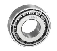 sourcing map 30202 Tapered Roller Bearing Cone and Cup Set, 15mm Bore x 35mm OD x 12mm Thick, Chrome Steel Taper Bearing Set, ABEC-3