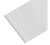 sourcing map 304 Stainless Steel Capillary Tube, 1mm OD 0.8mm ID 254mm Length Round Seamless Metal Straight Pipe 0.1mm Thick Weldable Tubing for Industry DIY (0.04" ODx0.03 IDx10 L), 20Pcs