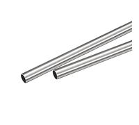 sourcing map 304 Stainless Steel Capillary Tube, OD 6.5mm x 0.2mm Wall Thick 250mm Length Metal Tubing for Industry Machinery, 2Pcs