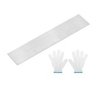 sourcing map 304 Stainless Steel Flat Bar, 3mm x 60mm x 300mm Metal Strips Brushed Finish Trim Strips Sheet for Fabrication, Welding, Engineering, Kitchen DIY Craft Making