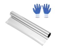 sourcing map 304 Stainless Steel Foil Roll 0.04mm x 200mm x 1m Metal Strip Sheet Stainless Steel Plates Sheet Foil for DIY Craft Making Kitchen Electronic Equipment, Silver Tone