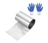 sourcing map 304 Stainless Steel Foil Roll 0.15mm x 100mm x 1m Metal Strip Sheet Stainless Steel Plates Sheet Foil for DIY Craft Making Kitchen Electronic Equipment, Silver Tone