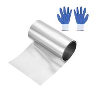 sourcing map 304 Stainless Steel Foil Roll 0.15mm x 150mm x 1m Metal Strip Sheet Stainless Steel Plates Sheet Foil for DIY Craft Making Kitchen Electronic Equipment, Silver Tone