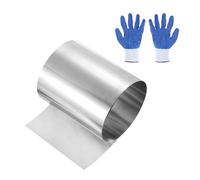 sourcing map 304 Stainless Steel Foil Roll 0.35mm x 200mm x 1m Metal Strip Sheet Stainless Steel Plates Sheet Foil for DIY Craft Making Kitchen Electronic Equipment, Silver Tone