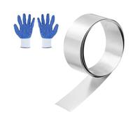 sourcing map 304 Stainless Steel Foil Roll 0.4mm x 30mm x 1m Metal Strip Sheet Stainless Steel Plates Sheet Foil for DIY Craft Making Kitchen Electronic Equipment, Silver Tone