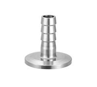 sourcing map 304 Stainless Steel KF25 Flange to 13mm Rubber Hose Barb Adapter for Vacuum