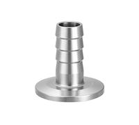 sourcing map 304 Stainless Steel KF25 Flange to 16mm Rubber Hose Barb Adapter for Vacuum