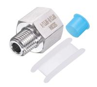 sourcing map 304 Stainless Steel Pipe Fitting Adapter, 3/8" NPT Female to 1/4" NPT Male Reducer Adapter for Industry Connecting Pipes, 1 PCS