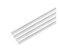sourcing map 304 Stainless Steel Round Rods, 1.5mm x 80mm Solid Shaft Rods for DIY Craft Model Car Helicopter Airplane, Pack of 4
