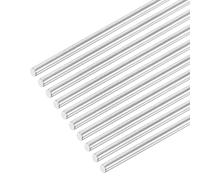 sourcing map 304 Stainless Steel Round Rods, 2mm x 420mm Solid Shaft Rods for DIY Craft Model Car Helicopter Airplane, Pack of 16