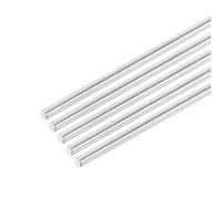 sourcing map 304 Stainless Steel Round Rods, 2mm x 420mm Solid Shaft Rods for DIY Craft Model Car Helicopter Airplane, Pack of 5