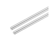 sourcing map 304 Stainless Steel Round Rods, 3mm x 254mm Solid Shaft Rods for DIY Craft Model Car Helicopter Airplane, Pack of 2