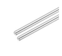 sourcing map 304 Stainless Steel Round Rods, 4mm x 254mm Solid Shaft Rods for DIY Craft Model Car Helicopter Airplane, Pack of 2