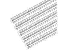 sourcing map 304 Stainless Steel Round Rods 6mm x 240mm 5 Pack | Solid Shaft,for DIY Craft,Model Car,Helicopter,Airplane