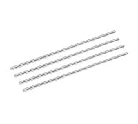 sourcing map 304 Stainless Steel Round Rods, 8mm x 450mm Solid Shaft Rods for DIY Craft Model Car Helicopter Airplane, Pack of 4
