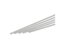 sourcing map 304 Stainless Steel Round Rods Bar,1.6mm Diameter 100mm Length for Various Shaft DIY Craft Model Car Plane Ship Pack of 5