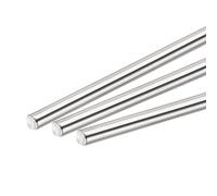 sourcing map 304 Stainless Steel Round Rods Bar,3.5mm Diameter 100mm Length for Various Shaft DIY Craft Model Car Plane Ship Pack of 5