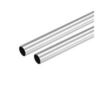 sourcing map 304 Stainless Steel Round Tube 12mm OD 0.3mm Wall Thickness 300mm Length 2 Pcs