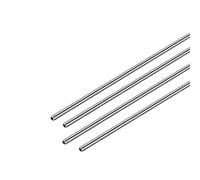 sourcing map 304 Stainless Steel Round Tubing 4mm OD 0.6mm Wall Thickness 250mm Length Seamless Straight Pipe Tube 4 Pcs