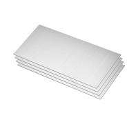 sourcing map 304 Stainless Steel Sheet, 0.04" x 4" x 8" Brushed Finish - Good for Industry, Machinery, DIY Projects, and Home Decoration 4pcs