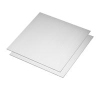 sourcing map 304 Stainless Steel Sheet, 0.04" x 6" x 6" Brushed Finish - Good for Industry, Machinery, DIY Projects, and Home Decoration 2pcs