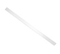 sourcing map 304 Stainless Steel Sheet Gap Filler, 30" x 1.5" Self-Adhesive Metal Molding Trim Strip Gap Cover for Microwave Mirror Frame Home Decoration, Brushed Silver