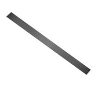sourcing map 304 Stainless Steel Sheet Gap Filler, 30" x 2" Self-Adhesive Metal Molding Trim Strip Gap Cover for Microwave Mirror Frame Home Decoration, Brushed Black