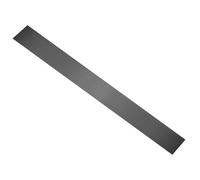 sourcing map 304 Stainless Steel Sheet Gap Filler, 30" x 3" Self-Adhesive Metal Molding Trim Strip Gap Cover for Microwave Mirror Frame Home Decoration, Brushed Black