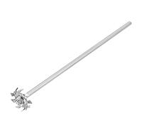 sourcing map 304 Stainless Steel Stirring Rod 11.81" Length Dispersion Machine Stir Sticks with 1.57" ID Dispersion Disc for Laboratory, Industrial