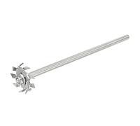 sourcing map 304 Stainless Steel Stirring Rod 7.87" Length Dispersion Machine Stir Sticks with 1.57" ID Dispersion Disc for Laboratory, Industrial