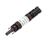 sourcing map 30A Solar Fuse Holder Inline, 1000V IP67 Waterproof Male and Female Connector with Fuse for Solar Photovoltaic System