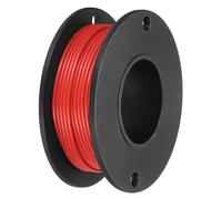 sourcing map 30AWG Stranded PVC Hookup Wire 10M/33ft Red, Electrical UL1007 Spool Tinned Copper Wire for Internal Connecting, Marine