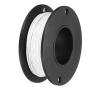 sourcing map 30AWG Stranded PVC Hookup Wire 10M/33ft White, Electrical UL1007 Spool Tinned Copper Wire for Internal Connecting, Marine