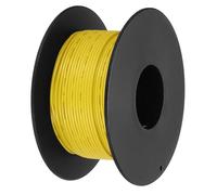 sourcing map 30AWG Stranded PVC Hookup Wire 30M/98ft Yellow, Electrical UL1007 Spool Tinned Copper Wire for Internal Connecting, Marine