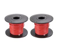 sourcing map 30AWG Wire 30 Gauge Stranded Wire PVC Hookup Wire, UL1007 Tinned Copper Wire 50m/164ft Red With Spool for Internal Connecting Wire