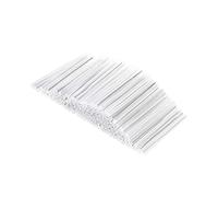 sourcing map 30mm 1.5mm OD Fiber Optic Sleeves, 2 Ends Pre-Shrunk Fiber Optic Fusion Splice Tube Protector Sleeves, Clear Heat Shrinkable Tubing 200pcs