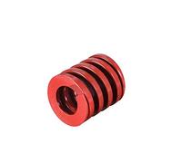 sourcing map 30mm OD 30mm Long Spiral Stamping Middle Load Compression Die Spring Red 1Pcs