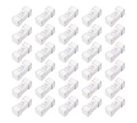 sourcing map 30Pack 125V 3A Surface Mount Device Fuse, One Time Fast Acting Surface Mount 1808 Square Ceramic Fuses for LED Lighting Battery Devices Telecom System Over Current Protection