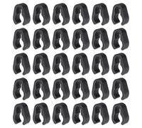 sourcing map 30Pcs 14mm Microphone Cable Clips Universal Microphone St
