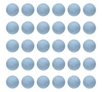 sourcing map 30pcs 18L Fabric Cloth Covered Button 11.5mm 15/32" Plastic Shank Round Sewing DIY Buttons Craft Replacement Button for Sewing Clothing Suits Coats Blouses Sweaters, Light Blue