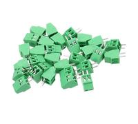 sourcing map 30PCS 2-Pin PCB Mount Screw Terminal Block Connectors 2.54mm/0.1inch Pitch Circuit Board Connectors for Home Appliances, Industrial Projects